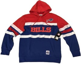 Buffalo Cuentas Fútbol NFL Equipo Apparel Sudadera Hombre M Rojo Blanco Azul - £47.40 GBP