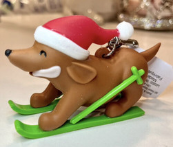Bath &amp; Body Works Pocketbac Holder Dog Santa Hat Puppy Christmas Ski Sle... - £11.01 GBP