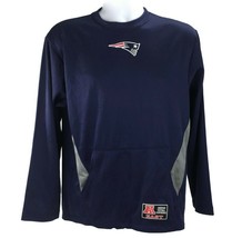 New England Patriots Pullover Sweatshirt Mens S Pocket Blue NFL Team App... - $14.84