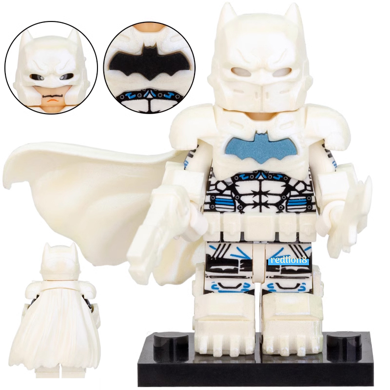 Primary image for Batman (XE Suit Silver) Arkham Origins DC Superhero Lego Diy Minifigure Bricks