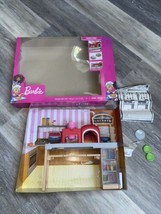 Barbie Pizza Chef Maker Play Set  With Box And Kitchen Cardboard - £10.48 GBP