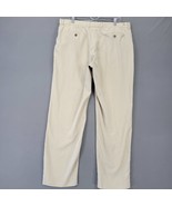 Tommy Bahama Men Pants Size 38 Tan Silk Preppy Flat Front Classic Straig... - £12.70 GBP