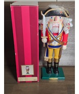 Vtg 90&#39;s Nutcracker Captain Hastings 15&quot; Wood Bombay Christmas Decor - €37,81 EUR