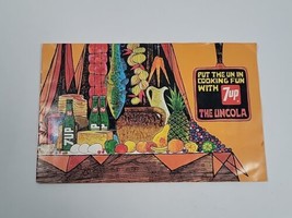 Vintage 1969 Put the Un In Cooking Fun With 7 Up Recipe Booklet Soda Uncola - £6.12 GBP
