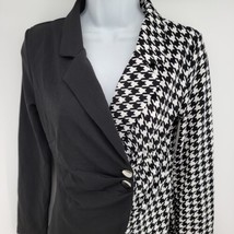 CBR Chic Boutique Rose Black Houndstooth Dress Size S - £23.31 GBP