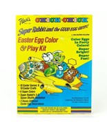Vintage Fleck&#39;s Chick-Chick Easter Egg Coloring and Play Kit Unused Supe... - £23.47 GBP