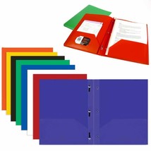 8 Pc Poly Pocket Folders Heavy Duty School Folder 3 Prong Letter Size Mu... - $54.14
