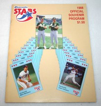 Vintage 1988 Huntsville Stars Souvenir Program Mark Mcgwire Jose Conseco Cover - £15.57 GBP