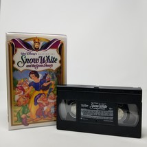 Snow White and the Seven Dwarfs VHS Cassette Tape Walt Disney&#39;s Masterpiece - £10.02 GBP