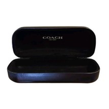 Coach New York Eyeglass Hard Case Velvet Lining Authentic Black Clamshell READ  - £7.06 GBP