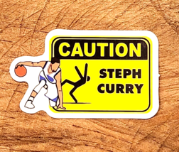STEPHEN CURRY Sticker Golden State Warriors Basketball Laptop Chromebook NBA - £1.39 GBP