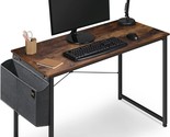 Monibloom Home Office Gaming Desk, 40 Inches Computer Study Table, Rusti... - $112.95