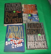 Lot of 4 Books by Patricia Cornwell Vintage Paperback Condition Point Origin Pot - £10.88 GBP