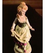 Figurine 8 inch tall early 18th century Young Women - £1.15 GBP