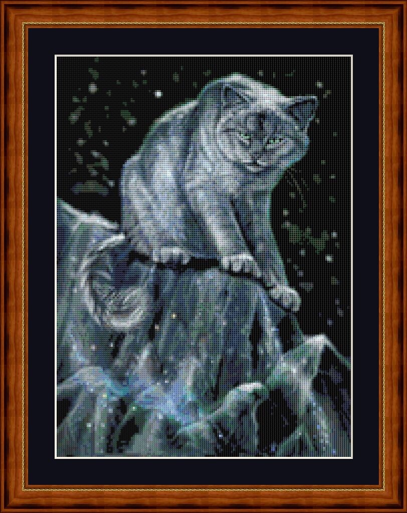 WINTER MAGIC -  pdf cross stitch chart Original Artwork ©  BlackMysticA  - $12.00