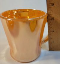 Fire King Peach Luster Trio Coffee Mug, Bowl and Saucer image 2