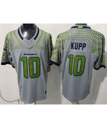 Men’s Cooper Kupp #10 Stitched Jersey Gray Navy Green - $45.00