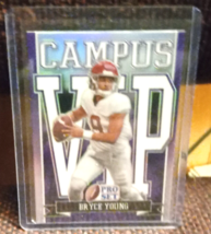 2022 Leaf Pro Set Campus MVP Bryce Young Alabama Card #VIP-BY1 - £8.18 GBP