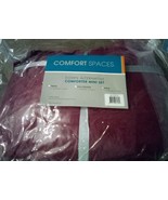 Comfort Spaces King  Reversible Comforter Set-Modern Geometric Quaterfoi... - $60.90 CAD