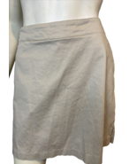 Lady Hagen Khaki Golf Skort Back Zip Front Pockets Size 12 - $14.24