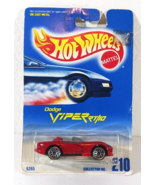 HOT WHEELS DODGE VIPER RT/10 Red Wire / Lace Hub Wheels 1991 5265 #210 - €4,94 EUR