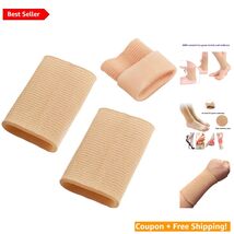 Non-Slip Ankle Gel Support Sleeves in Nude - Perfect for Ice Skating &amp; H... - $20.74