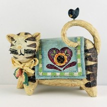 The Cat, Crow, and Quilt Figurine Hanna’s Handiwork Vintage 90s - £15.65 GBP