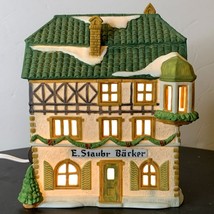 Dept 56 E. Staubr Backer Bakery, Alpine Village Lighted Christmas Buildi... - £35.19 GBP