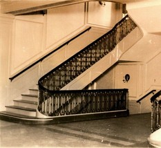 RPPC Concord  NH Christian Science Pleasant View Home Main Stairway 1927 UNP - £3.85 GBP