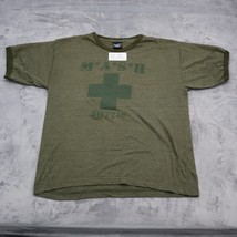 Thunder Creek Shirt Mens L Army Green Mash 4077th Short Sleeve Casual Tee - £8.67 GBP