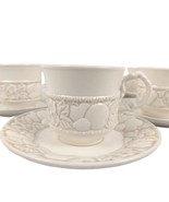 Set of 6 Vintage Metlox ANTIQUA Cups &amp; Saucers c1966 Poppytrail Vernon Ware - $65.61 CAD