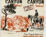 The Grand Canyon Brochure 1955 &amp; Fred Harvey Postcard Folder  - $23.76