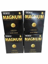 TROJAN Magnum Lubricated Large Condoms, 4 - 48ct boxes, 192 Total - £77.89 GBP