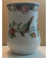 P V  Vessra Floral Hand Painted Porcelain Cup Bowl - £12.72 GBP