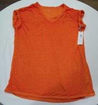 NWT Calvin Klein Performance Women&#39;s Workout  Cap Sleeve Tee Neon Pink XS - $22.99