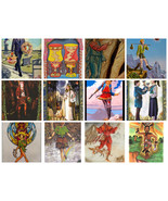 Super Pack of 12 Tarot Deck Printable| See Photos |Instant Download - $9.98