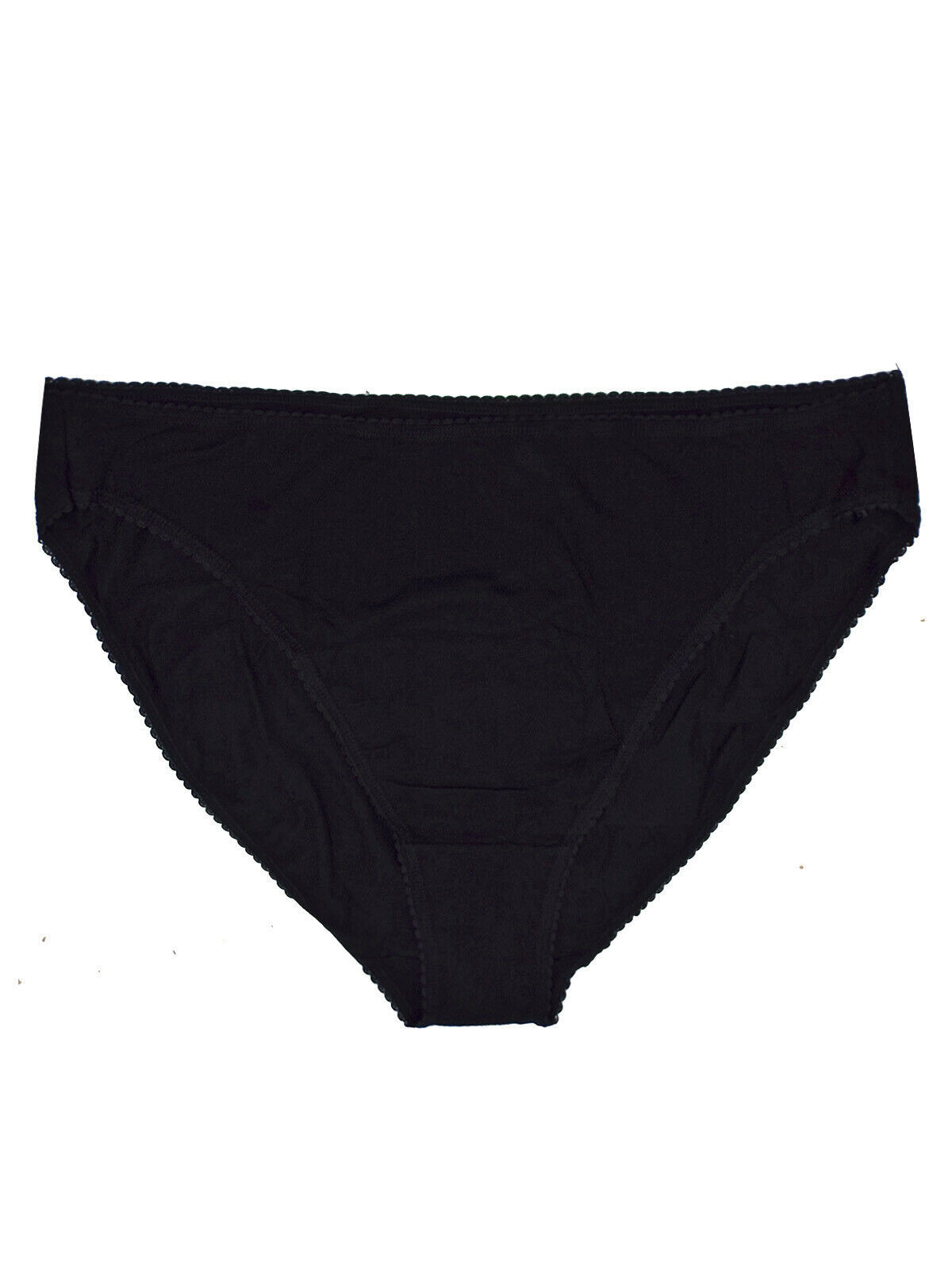 Ladies/Women&#39;s M&amp;S Black Cotton Rich High Leg Brief Knickers  UK Size 18... - $6.83