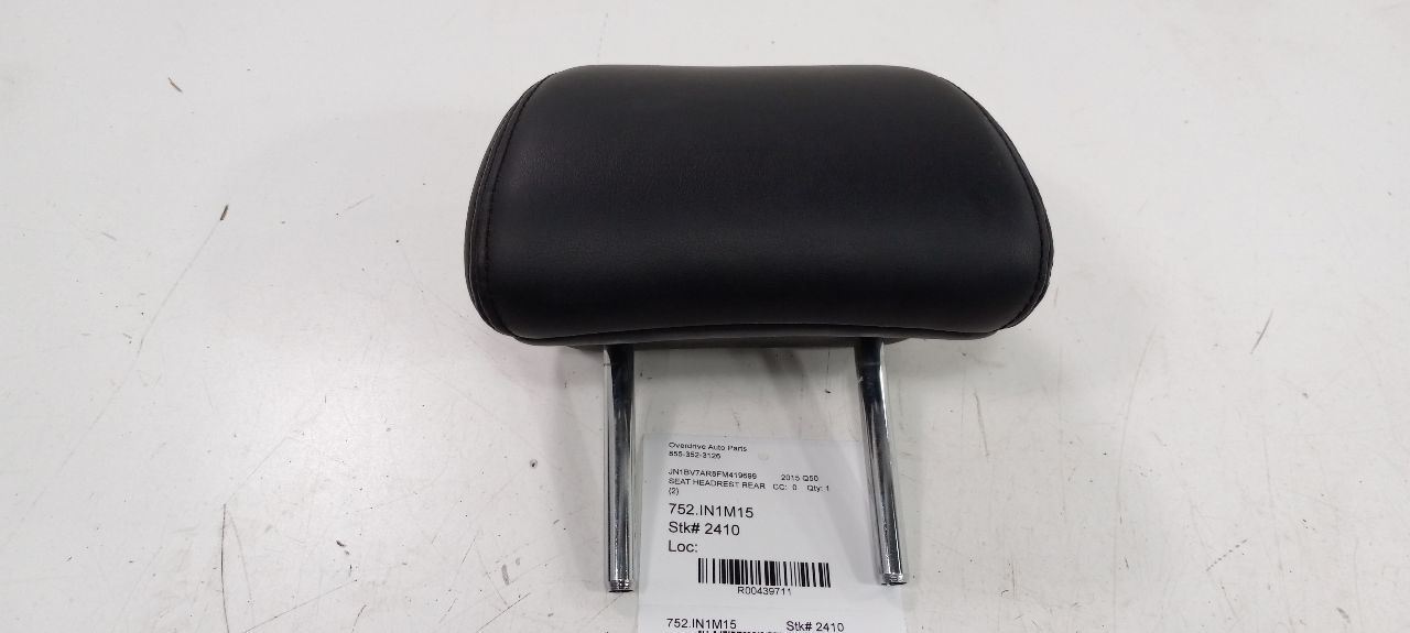 Infiniti Q50 Seat Headrest Rear Back Seat Head Rest 2014 2015 2016 - $64.79