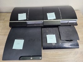 Lot of 4 Sony PlayStation 3 PS3 Consoles FOR PARTS OR REPAIR - 1 Works (... - £110.69 GBP