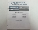 1987 Omc Johnson Evinrude 90 110 Modelli Parti Catalogo Manuale Fabbrica... - $14.95