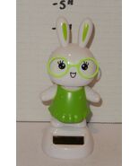 Solar Powered Dancing wobbling Easter Bunny Rabbit White Green - €8,51 EUR