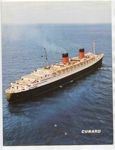 Cunard Dinner Menu R M S Queen Elizabeth 1966 - £10.78 GBP