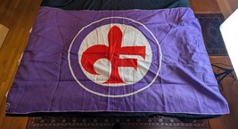 Vintage ACF Fiorentina Flag 47x35 - $29.99