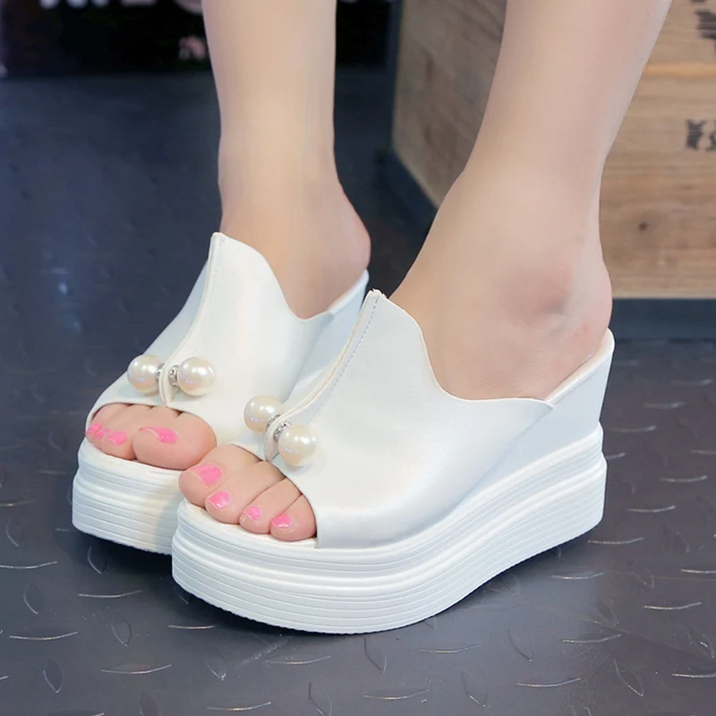 ZZPOHE Women Sandals Summer Fashion Women Leather Sandals Ladies Platform Flip F - $51.60