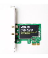 Asus PCE AC51 Wireless WiFi PCIe Adapter Card Dual Band 433Mbps 2.4GHz 5GHz - $412.49 MXN