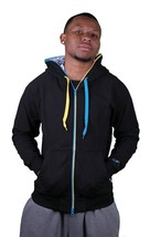 Flip The Script Giapponese Nero Felpa con Cerniera Nude Giocare Carta Fo... - $696.74 MXN