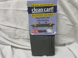 Clean Shopping Cart Handle Guard Reusable Cover Sanitary Washable Wipe Grey - £11.96 GBP