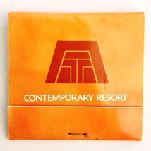 Disney World Contemporary Resort Hotel Vintage Matchbook Unstruck Florid... - £15.70 GBP