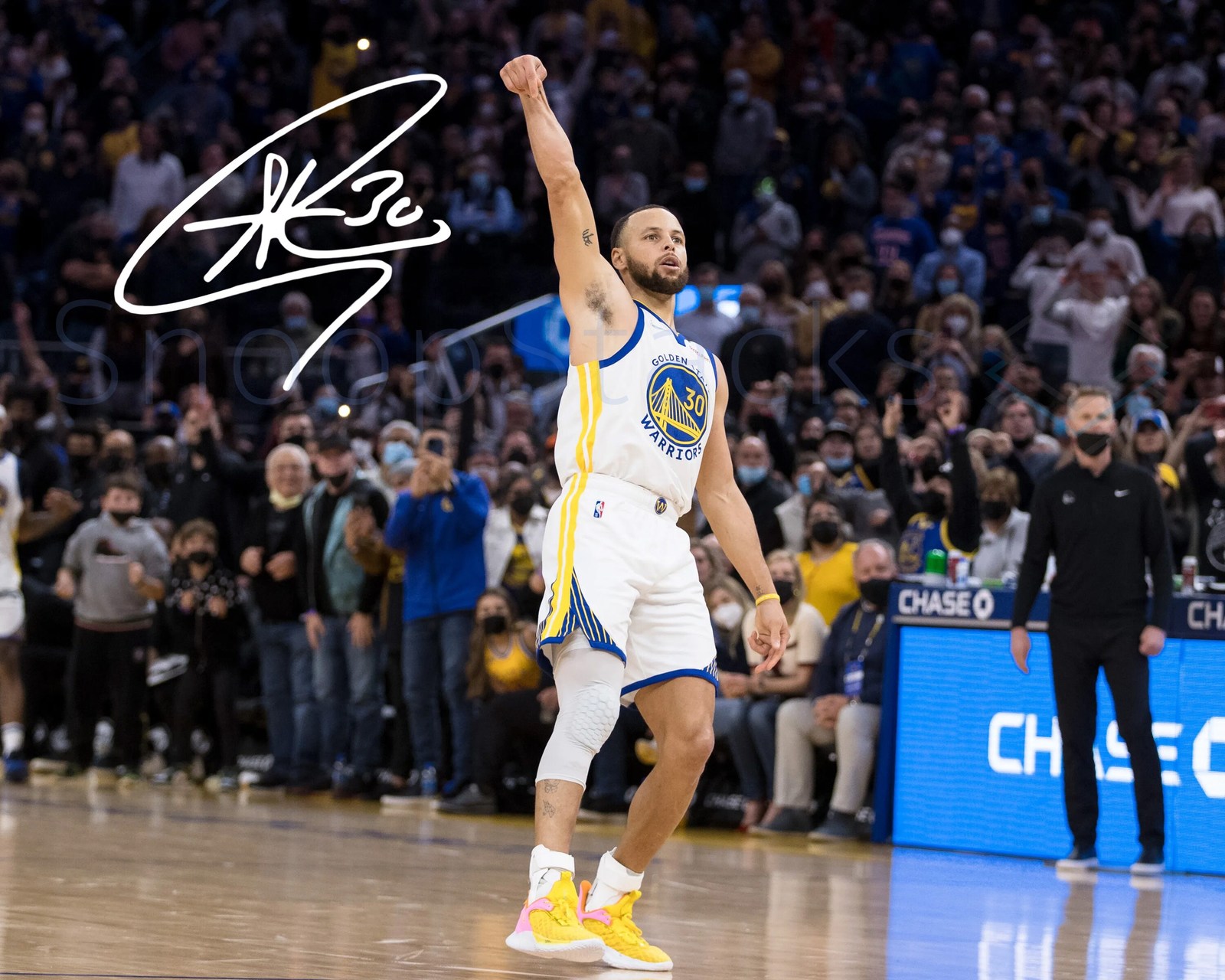 Stephen "Steph" Curry Signed 8x10 Glossy Photo Autographed RP Signature Photogra