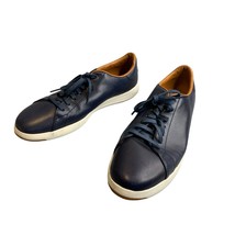 Cole Haan Mens Size 10.5 M Grand Pro Sneaker Shoes Navy Blue Leather Fla... - $39.59